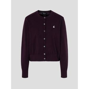 [빈폴레이디스] [Essential] 코튼 척척 카디건  와인 (BF625AE03Z)