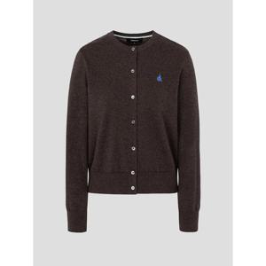 [빈폴레이디스] [Essential] 코튼 라운드넥 카디건  브라운 (BF615AE01D)