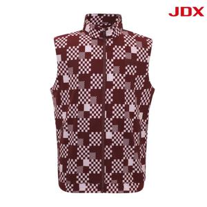 [JDX] 남성 체커보드 패턴 베스트(X2WVW3161BC)