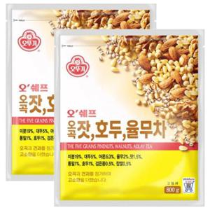 호두아몬드율무차 오뚜기 오쉐프 오곡잣호두율무차 800gx2개