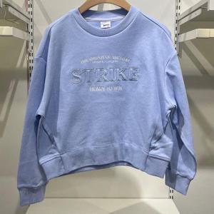 에스핏 HC21 오버핏 아플리케  맨투맨 SJZ101FKRT14