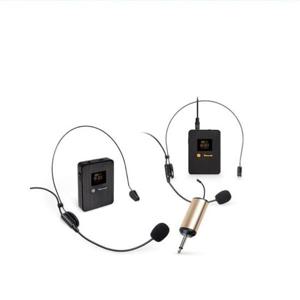 채널B 2채널 UHF 무선 마이크 채널A 헤드셋마이크 핀