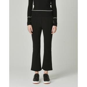 헤지스 골프 여성 25FW 블랙 여성 밍크 밴딩 부츠컷 팬츠 HWPA5D903BK