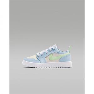 나이키 조던 1 로우 알트 SE 리틀키즈 신발 - 하프 블루세일화이트베이퍼 그린 IB7117-403 367232 (IB7117-403)