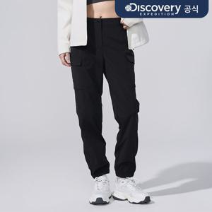 [디스커버리] 프레시벤트 여성 테이퍼드 카고조거팬츠 (BLACK) DWPT74063-BKS