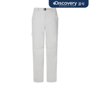 [디스커버리] 프레시벤트 남성 벨티드 테이퍼드 테크 카고팬츠 (L/SILVER) DMPT6A063-SIL