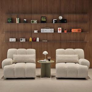 [무케] 파찌홈_모모아 패브릭 모듈 소파 (좌측 암레스트) 다인용소파 고밀도 생활방수 사계절 로우타입