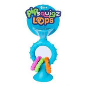 [생활] 스퀴즈 핍스 퀴즈 룹스 베이비 치아발육기 딸랑이 블루