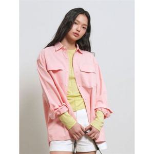 제너럴아이디어 UNI 워시드 더블 포켓 셔츠 [PINK] GF1USH002 383882