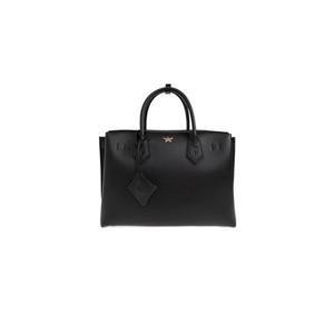 26SS Mcm 블랙 레더 핸드백 MWTGSMA01BK TP572727050