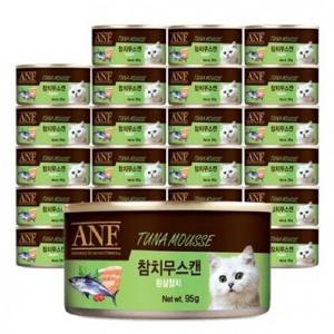 고양이간식 ANF 고양이캔 참치무스 95gx24개