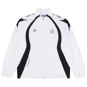 엄브로 PTR 우븐 워밍업 스탠넥 바람막이 자켓 UR121SJK39WHT