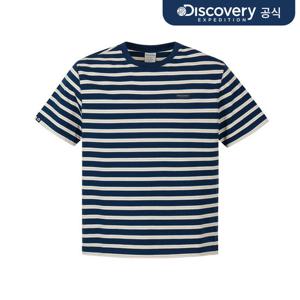 [디스커버리] 유니 멀티 스트라이프 반팔티셔츠 (D/INDIGO) DXRS7G063-IND