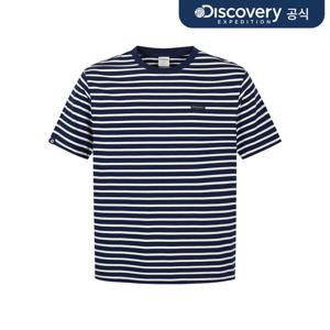 [디스커버리] 남성 스트라이프 반팔티셔츠 (D/NAVY) DMRS7E063-NYD