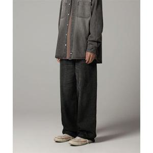 디키즈 DICKIES 워시드 와이드 데님 팬츠 Black DIKU252LRDE001BK 382518