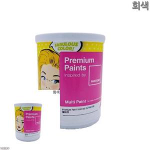 [데코] 멀티용 무광 수성 페인트 회색 1L 4종 택1 회색페인트 외부용수성페인트