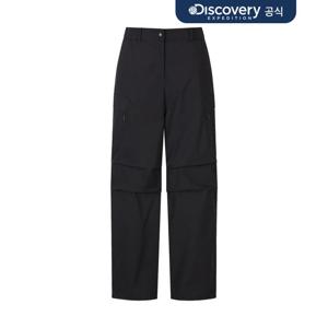 [디스커버리] 프레시벤트 여성 코튼블랜드 와이드 카고팬츠 (BLACK) DWPT92063-BKS