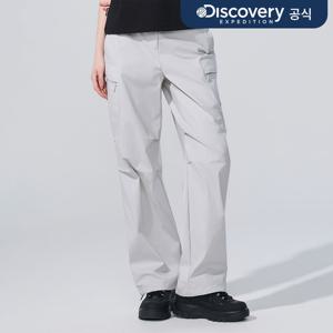 [디스커버리] 프레시벤트 여성 코튼블랜드 와이드 카고팬츠 (SILVER) DWPT92063-SIL