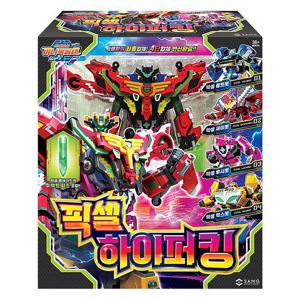픽셀파워 미니특공대 픽셀 하이퍼킹 로봇 장난감