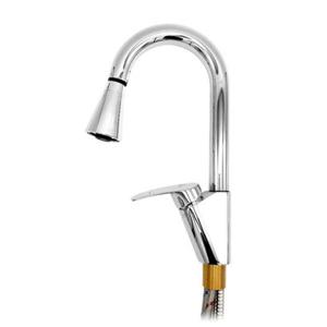 [생활] 크롬 파이프 거위목 원홀 주방수전 수도꼭지