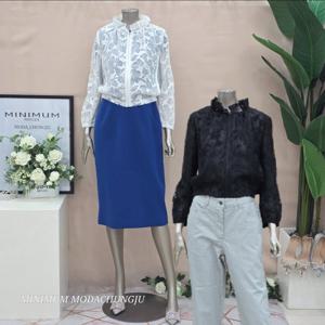 [미니멈]MD 플라워 레이스 블라우스 자켓 MD MYBAWJ4140 ZM_CJ