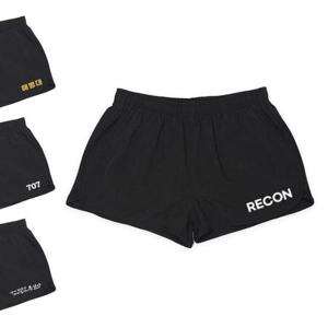 [의류] 고급 블랙 무지형 반바지 RECON