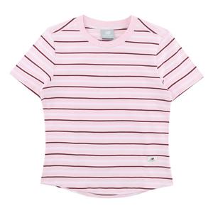 뉴발란스 WOMEN 에센셜 핏티드 스트라이프 반팔티셔츠 NBNEG2W442 25