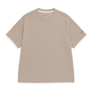 [무료반품] 내셔널지오그래픽 N262MTS970 와플 세미오버핏 반팔 티셔츠 OAK BEIGE