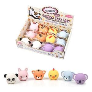 [생활] 패리스독 동글이 애니멀 라텍스토이 12개입 1박스