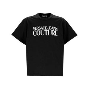 베르사체 로고 레귤러 핏 티셔츠 78GAHE05CJ00E 899