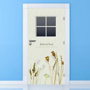 시트지작업 현관문 리폼 시트지_빈티지 해피 리프 02