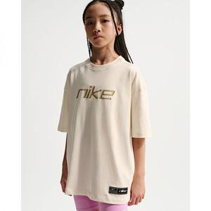 나이키 스포츠웨어 주니어(여아) 오버사이즈 티셔츠 - 소프트 펄 II1167-047 369395