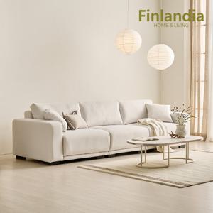 핀란디아 디아노 4인용 모듈형 코모도 패브릭 소파 [착불]