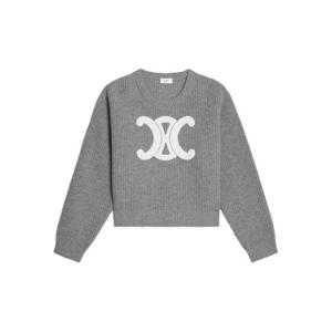 25FW 셀린느 스웨터 RY0GS423P09GM MEDIUM GREY DOM