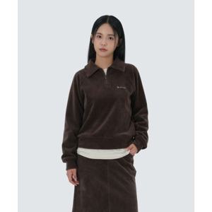 스노우피크 SNOWPEAK APPAREL 코듀로이 여성 반집업 맨투맨 (S25WWFZT71) Choco Brown S25WWFZT71CB 337592