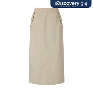 [디스커버리] 여성 프레시벤트 경량 우븐 트레이닝 스커트 (BEIGE2) DWTP97063-BES