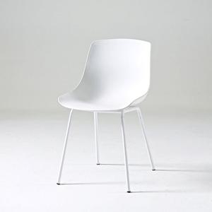 화이트 슬림 식탁의자