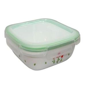 [주방] 코렐 밀폐용기 반찬통 냉장고 용기 그릇 플라워 325ml