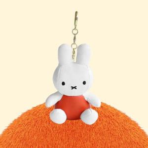 캐릭터가방인형 PU 미피 인형 키링 오렌지 캐릭터키링