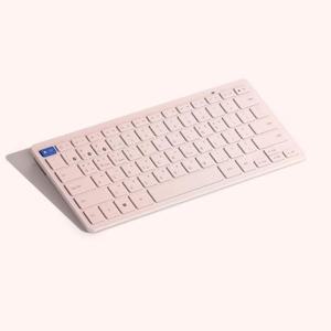레트로키보드 시크 블루투스무선겸용 키보드(키스킨) BTK-12핑크
