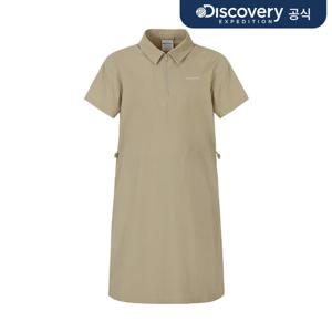 [디스커버리] 여성 프레시벤트 카라형 미니원피스 (BEIGE) DWOP97063-BGS
