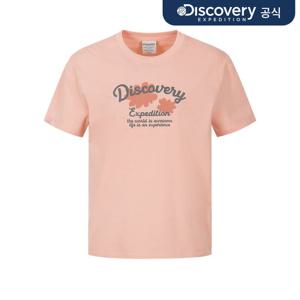 [디스커버리] 여성 프레시벤트 네이처 그래픽 반팔티 (L.Peach) DWRS97063-PCL
