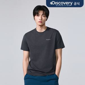 [디스커버리] 남성 프레시벤트 저지로멜리나 반팔티셔츠 (C/GREY)  DMRS6G063-CGD