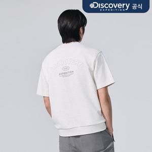 [디스커버리] 남성 반팔 맨투맨 (M/IVORY)  DMMT71063-IVM