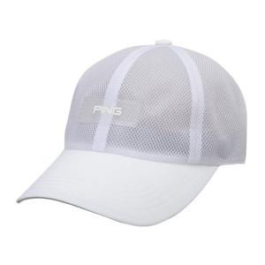 핑골프모자 NQC 111E2CP003_WH 남성 메쉬 6쪽 볼캡