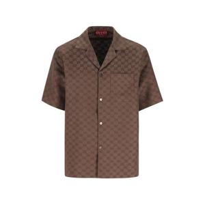 구찌 긴팔 셔츠 794907ZAM7G 2063 BROWN