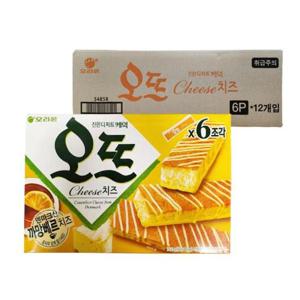 오뜨치즈 오뜨 치즈 1박스 오리온 디저트 케익 간식 144g 12개