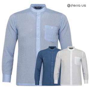 골프셔츠 TC 페라어스 남성 JP 차이나넥 긴팔 오픈셔츠