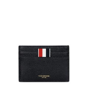 톰브라운 26SS 블랙 삼선 탭 싱글 카드지갑 MAW020L 00198 001