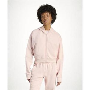 아디다스 ADIDAS 에센셜 프렌치 테리 크롭 지퍼 후디 - 샌드핑크 KE3217 1752360